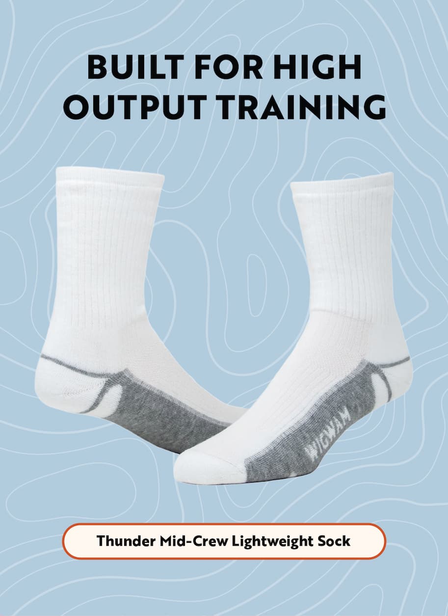 Thunder Mid-Crew Lightweight Sock