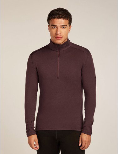 Men's Merino 260 Tech Long Sleeve Half Zip Thermal Top - Java / S