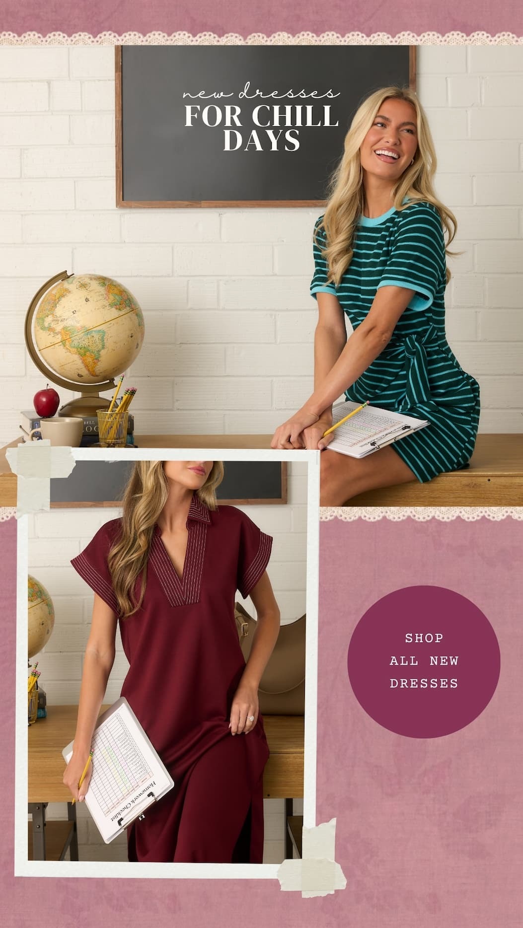 "new dresses for chill days. Shop All New Dresses."