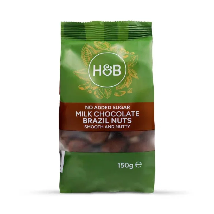 Holland & Barrett Nueces de Brasil con Chocolate con Leche sin azúcares añadidos 150g