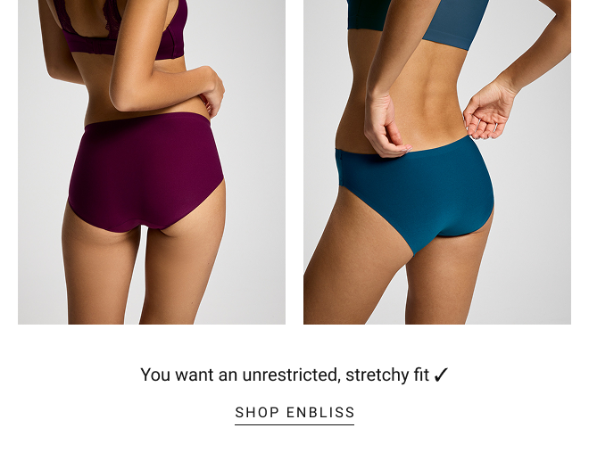 You want an unrestricted, stretchy fit ✓SHOP enbliss