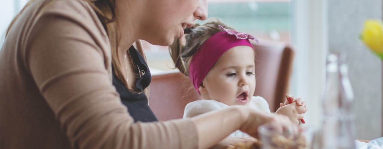Get nine tips on eating out with a toddler.