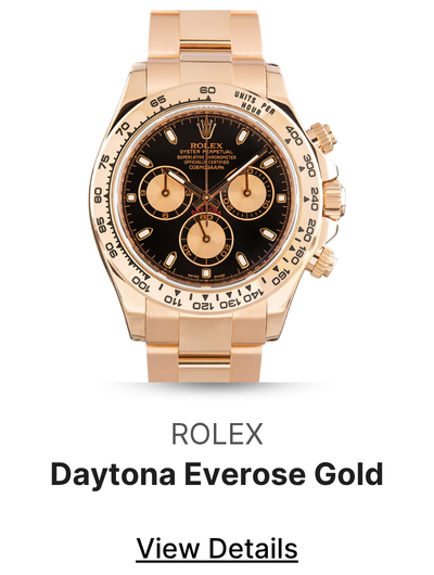 Pre-Owned 18k Everose Gold Rolex Daytona Ref 116505 Black Dial