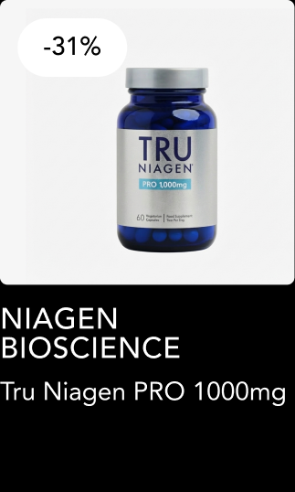 Niagen Bioscience Tru Niagen PRO 1000mg — 31% off. Shop now