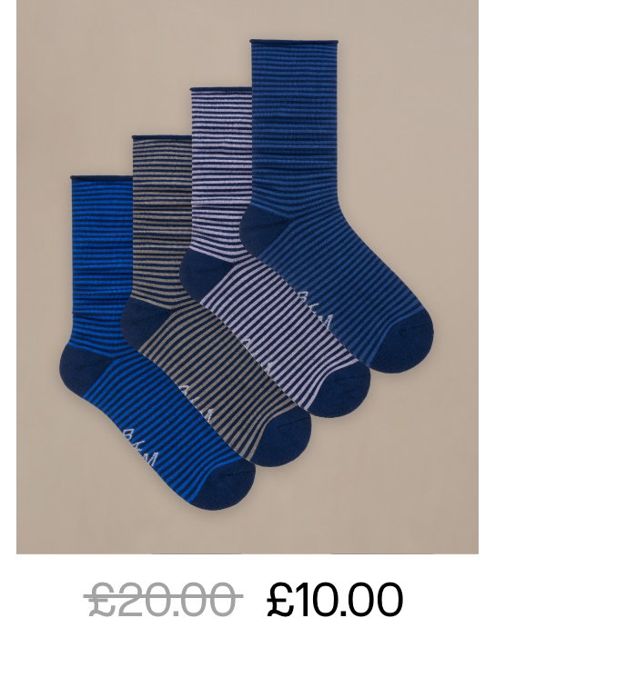 Mens Everyday Roll Top Socks – 4 Pack. Shop now.
