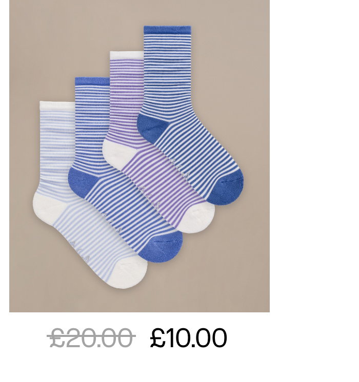 Womens Everyday Socks – 4 Pack. Shop now.