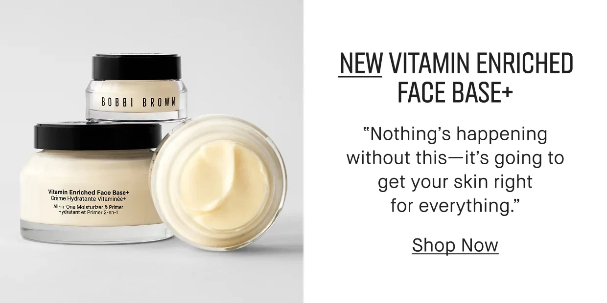 NEW VITAMIN ENRICHED FACE BASE+ | "Nothing's happening without this--it's going to get your skin right for everything." | Shop Now