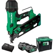 Hikoki NR1890DCAJPZ 18V Brushless First Fix Framing Nail Gun, 2x 5.0Ah Batteries, Charger & Case
