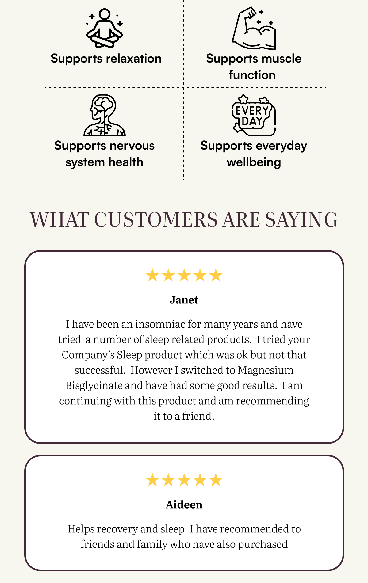 WHAT CUSTOMERS ARE SAYING 