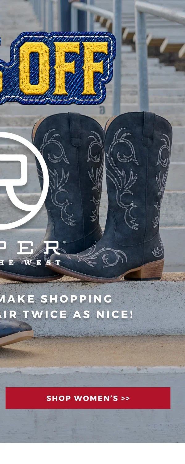 10% OFF ROPER BOOTS | SHOP WOMEN'S