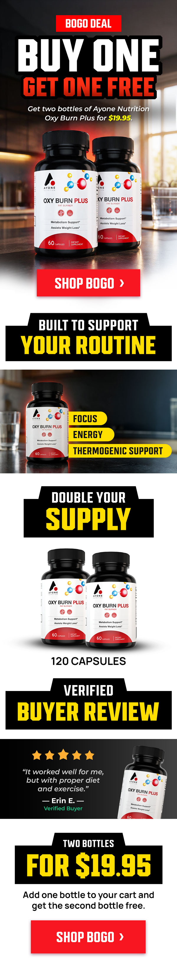 Buy Ayone Nutrition Oxy Burn Plus