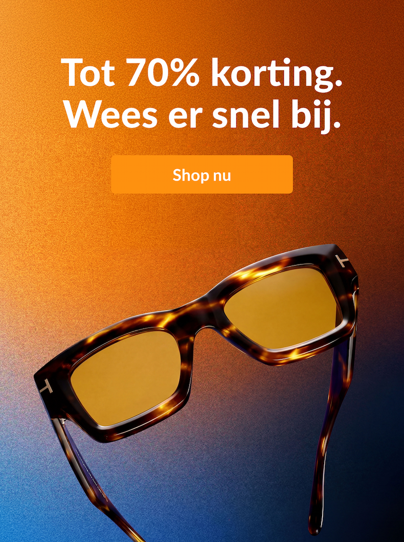 70% korting – op is op!