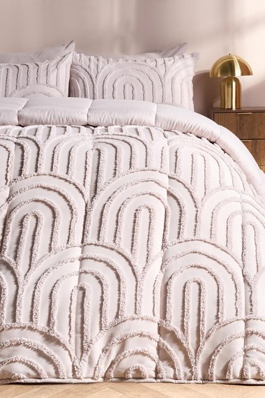 Tufted Arches Coverless 7.5 TOG Duvet Set Pillowcase Quilted Cover