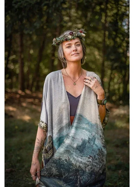 Market Of Stars Castles In The Air Starduster Midi Kimono