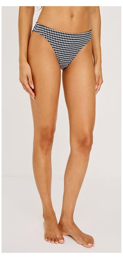 Corsica Bottoms Black And White Gingham