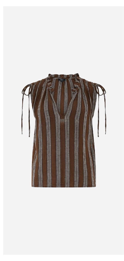 Sosa Top In Oak Stripe
