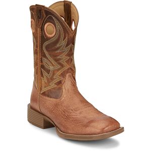 Roswell 11" Smooth Ostrich in Cognac (Brown).