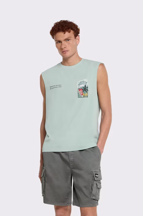 Camiseta casual polinesia camiseta sm wave reb hombre