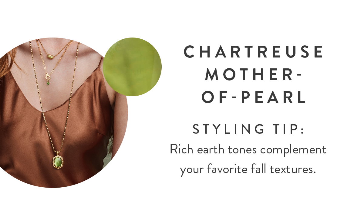 Chartreuse mother-of-pearl
