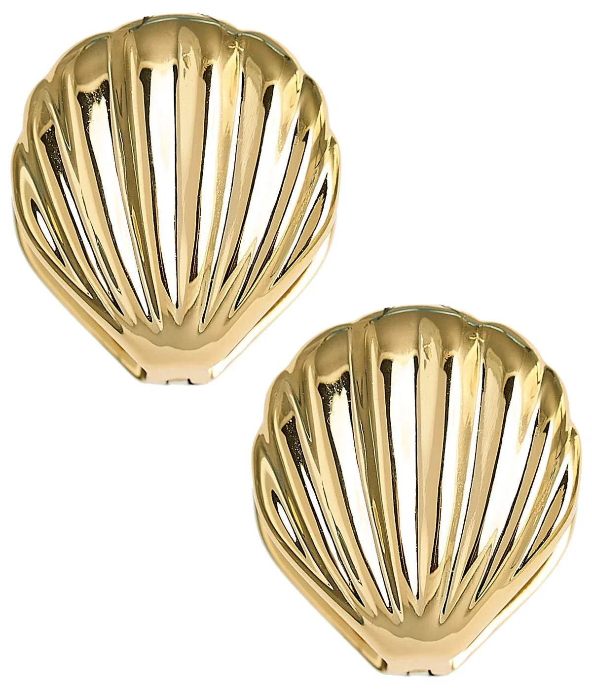 Image of Shell Huggie Hoop