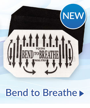 New bend to breathe equine nasal strips