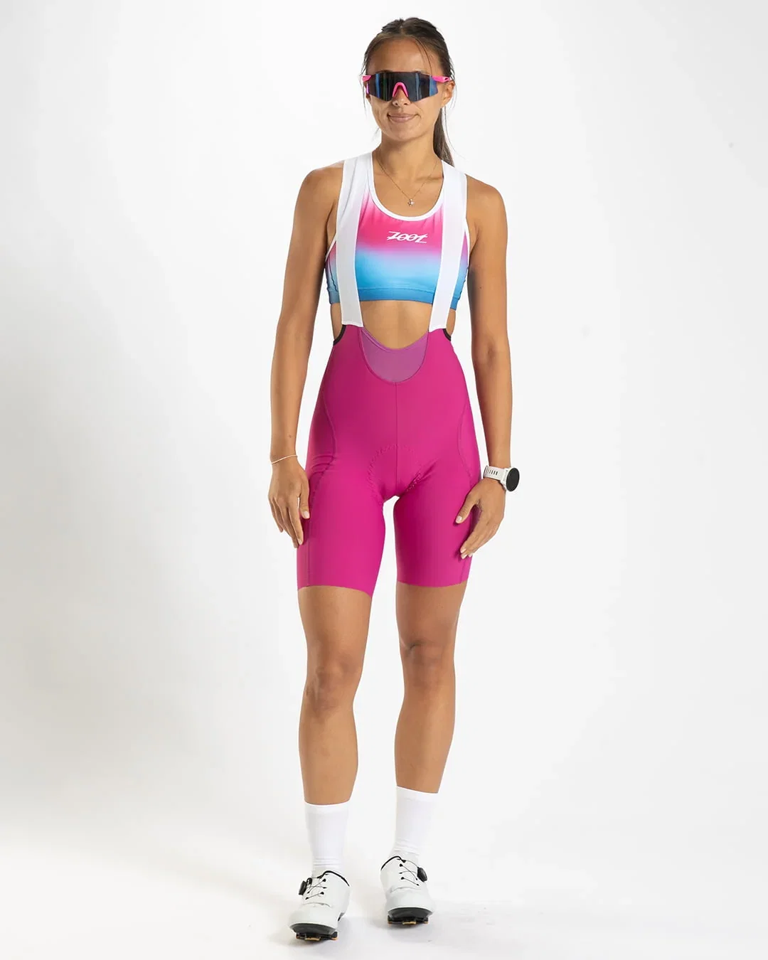 Image of Women's Elite Cycle Bib - Pink Berry