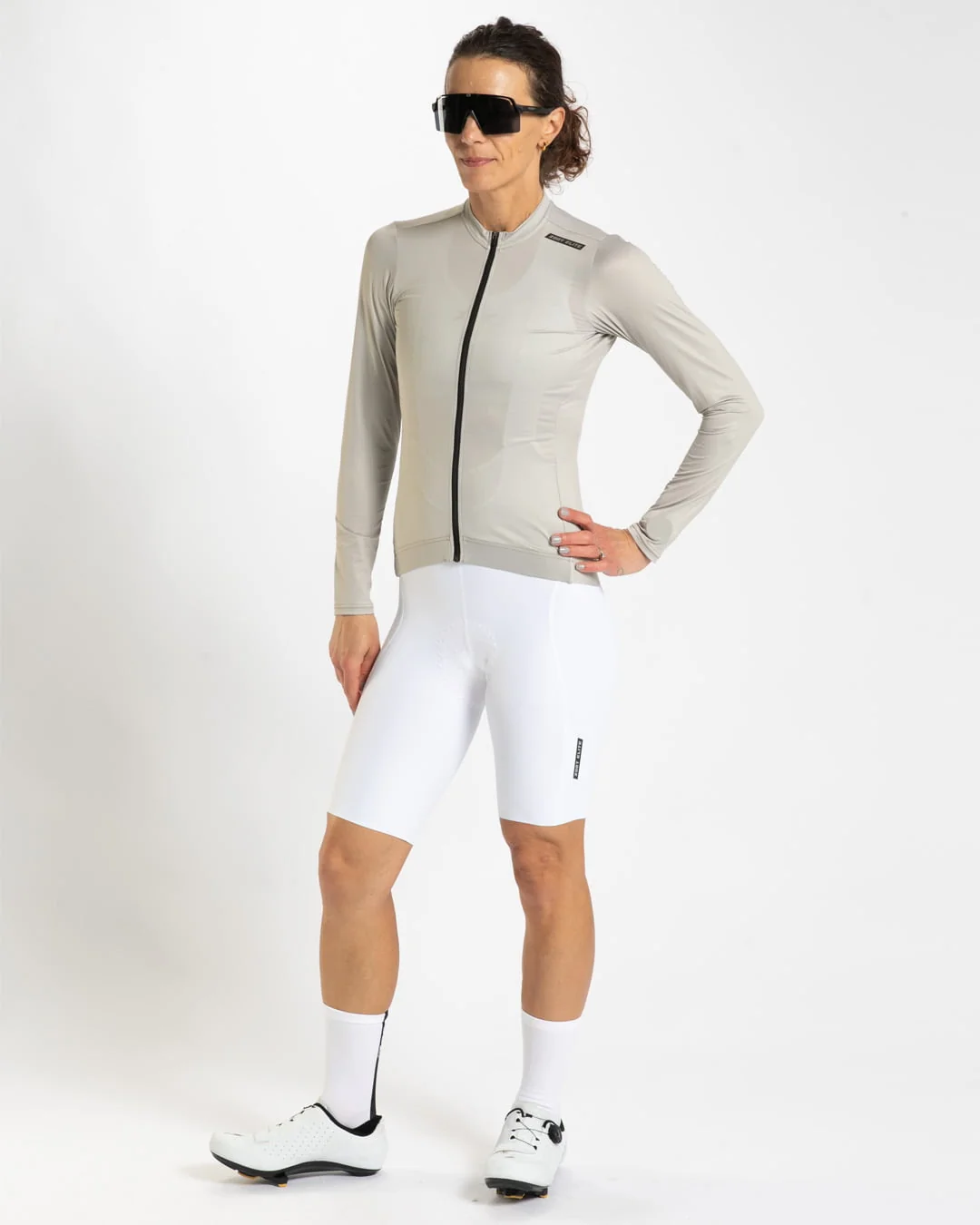Image of Women's Elite Cycle Ls Aero Jersey - Hazelnut