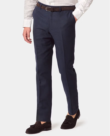 Slim Fit Navy Suit Trousers