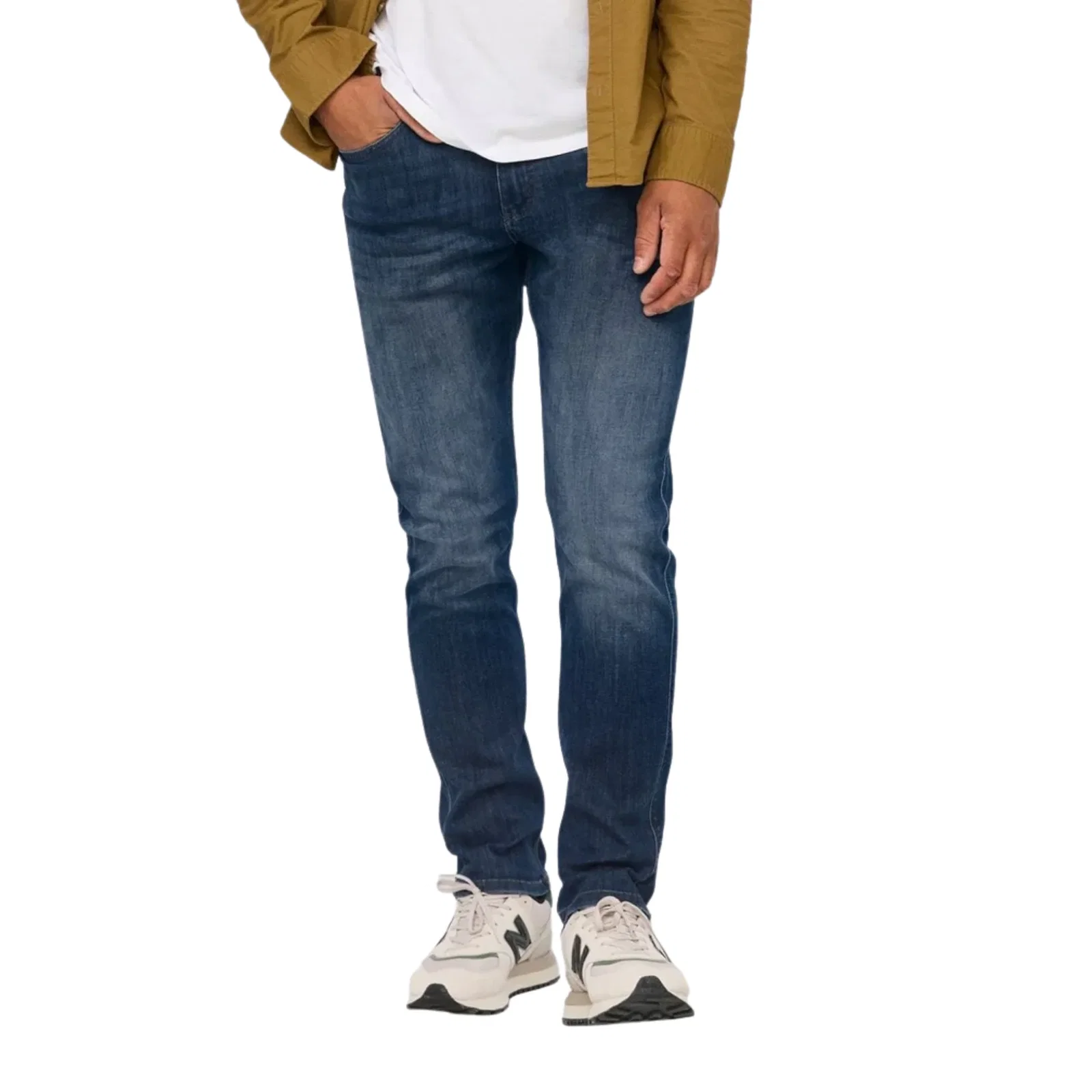 Image of Duer Men's Performance Denim Athletic Taper Jeans - Galactic