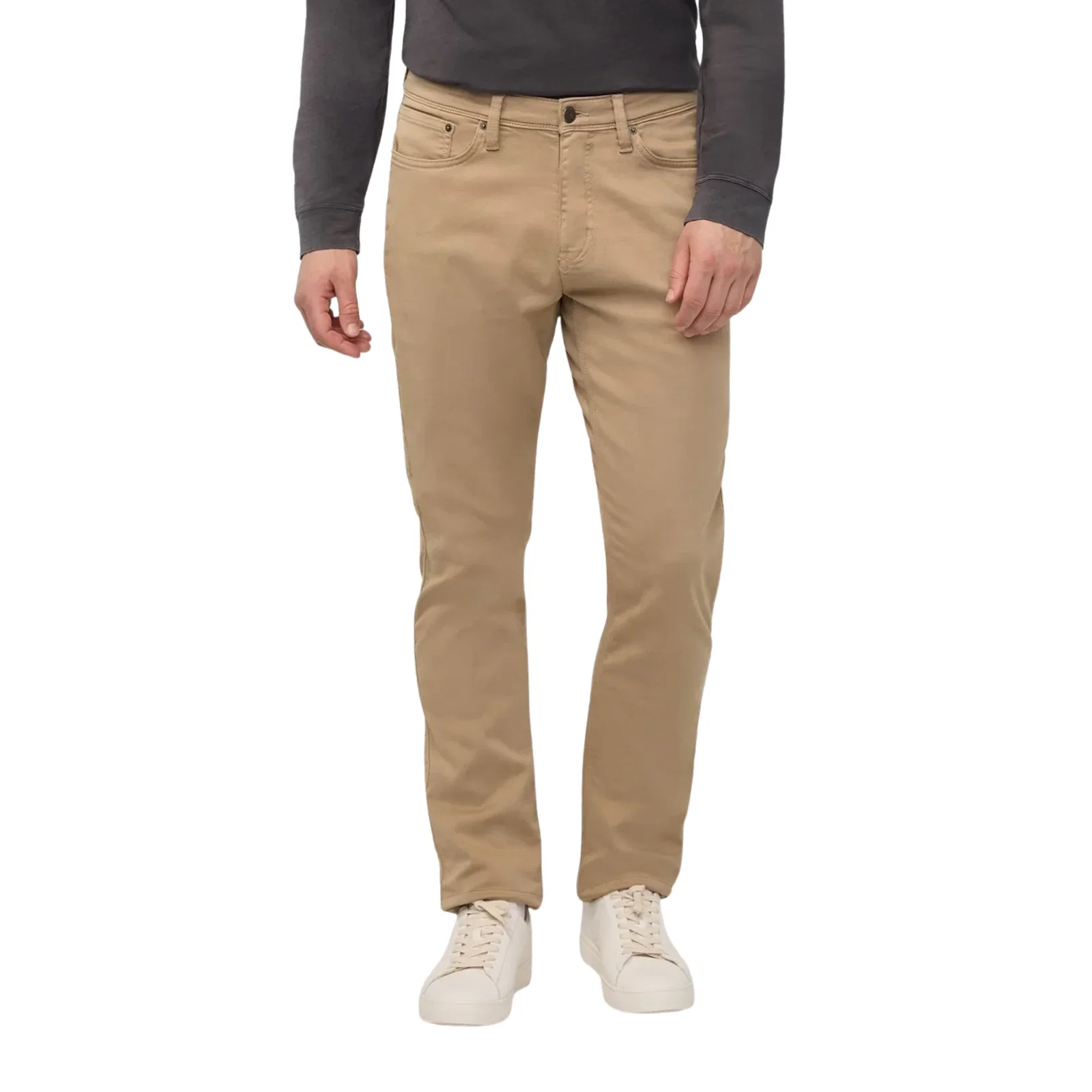 Image of Duer Men's No Sweat Relaxed Taper Pant - Desert Khaki