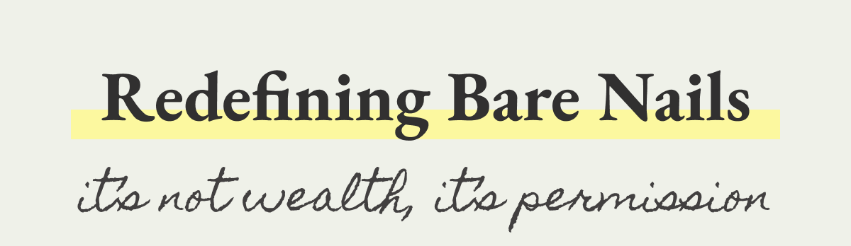 it's not wealth, it's permission