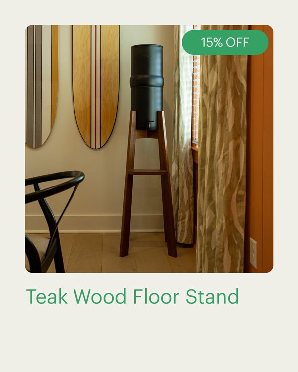 Teak Wood Floor Stand