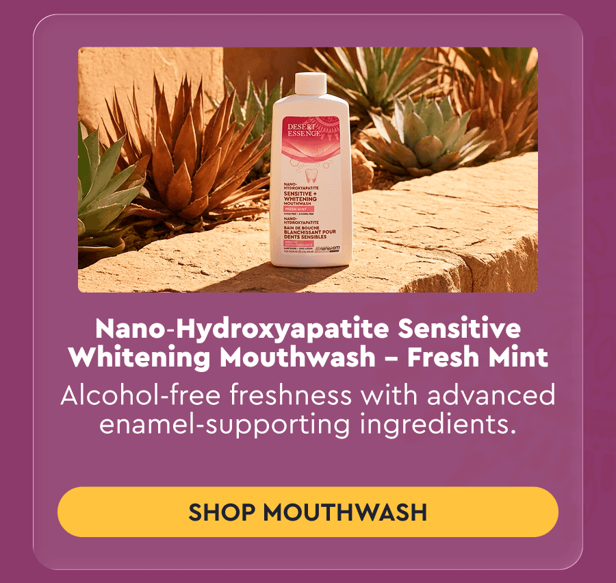 Nano-Hydroxyapatite Sensitive + Whitening Mouthwash – Fresh Mint