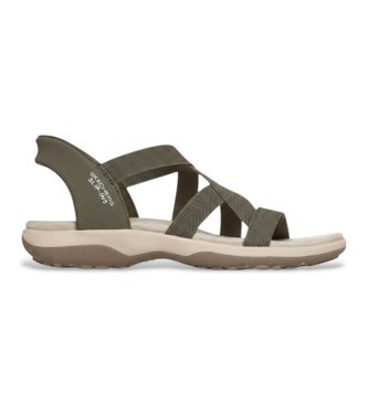 Sandalias Reggae Slim - Stretch Flex verde oliva