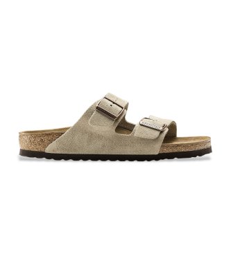 Sandalias de Piel Arizona Leve (Ajuste Estrecho) taupe