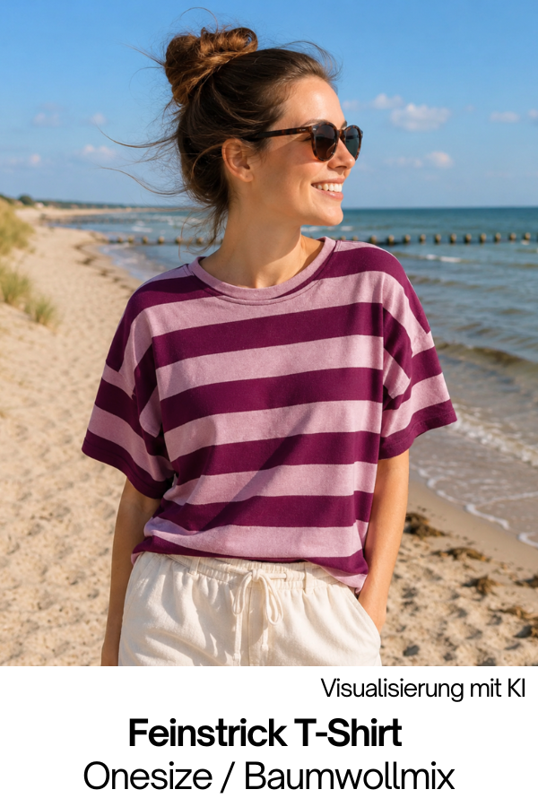 Feinstrick T-Shirt
