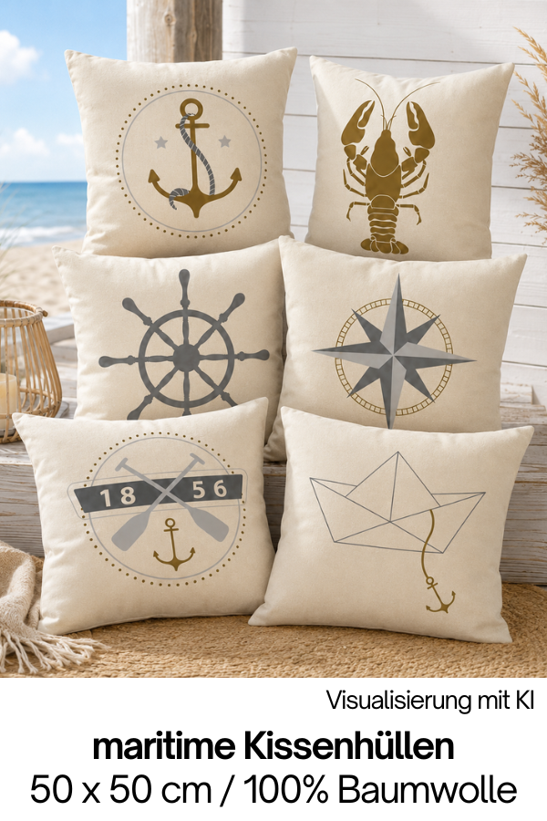 maritime Kissenhülle