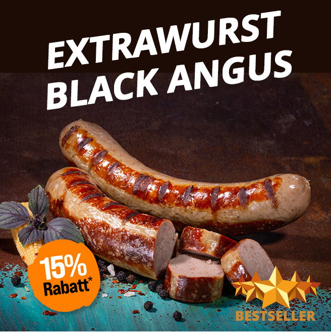 15% Rabatt - Extrawurst Black Angus