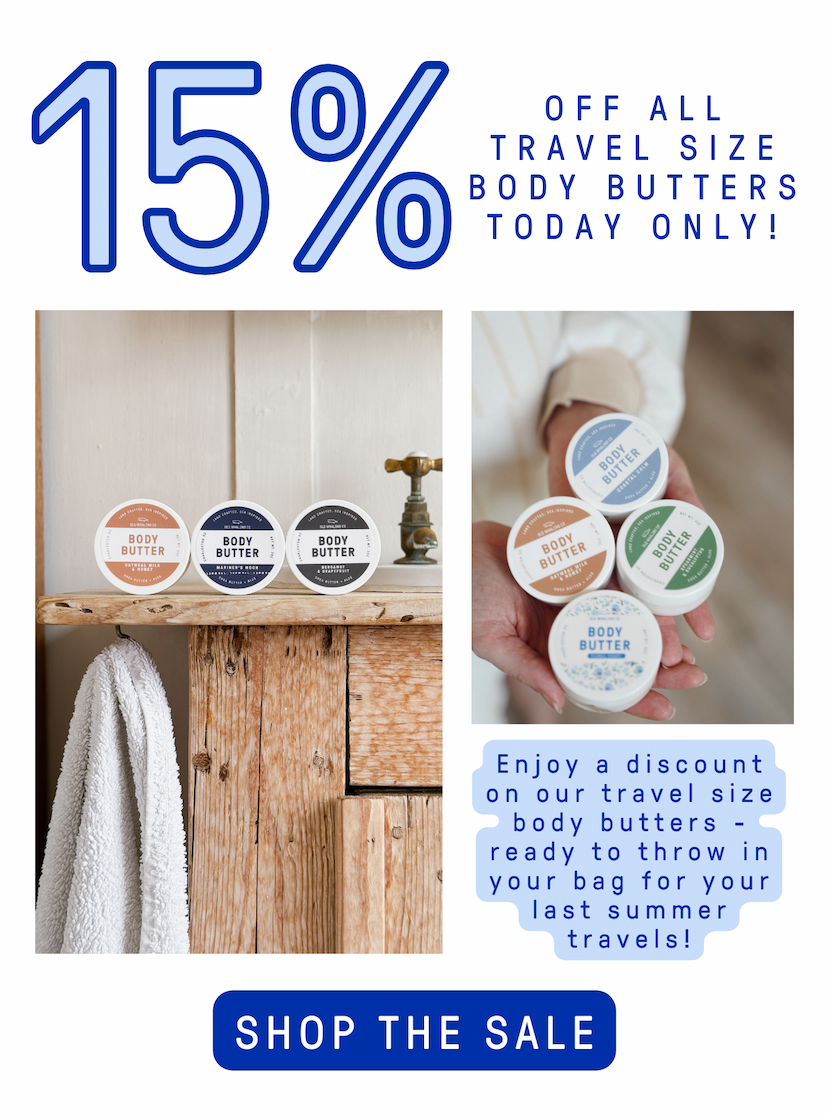 Shop 15% Off Travel Size Body Butters Only!