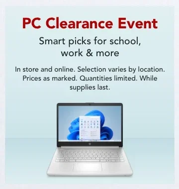 pc clearance