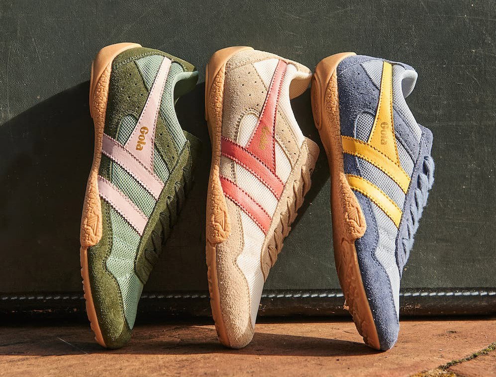 An image of the women's Gola Cascade in three color options