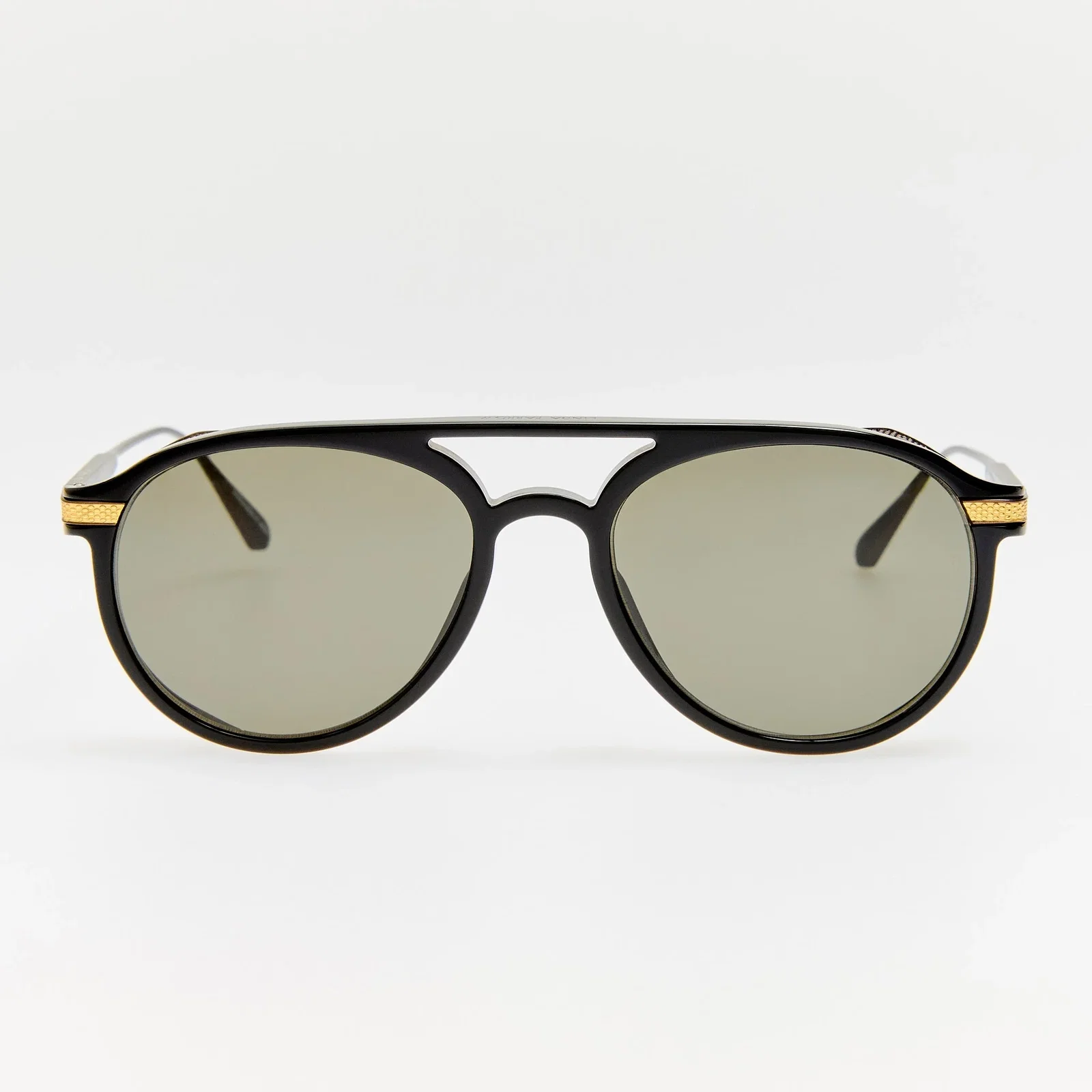 Image of Sutton Explorer Sunglasses in 22K Gold and Black