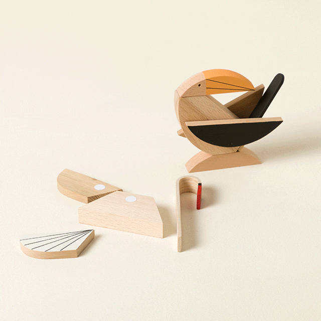 Magnetic Wooden Desktop Fidget Friend