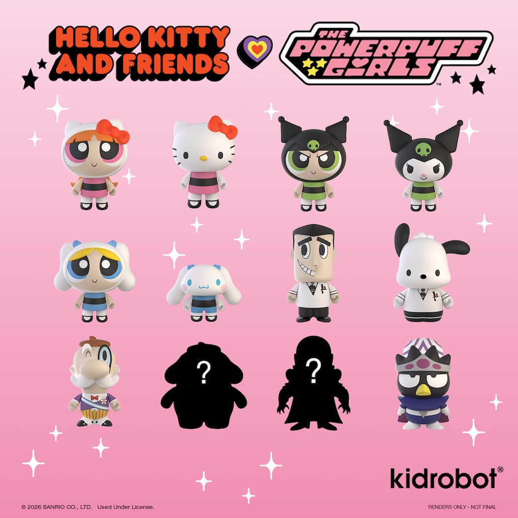 Hello Kitty® and Friends x The Powerpuff Girls - Blind Box Vinyl Mini Figure Series (PRE-ORDER)