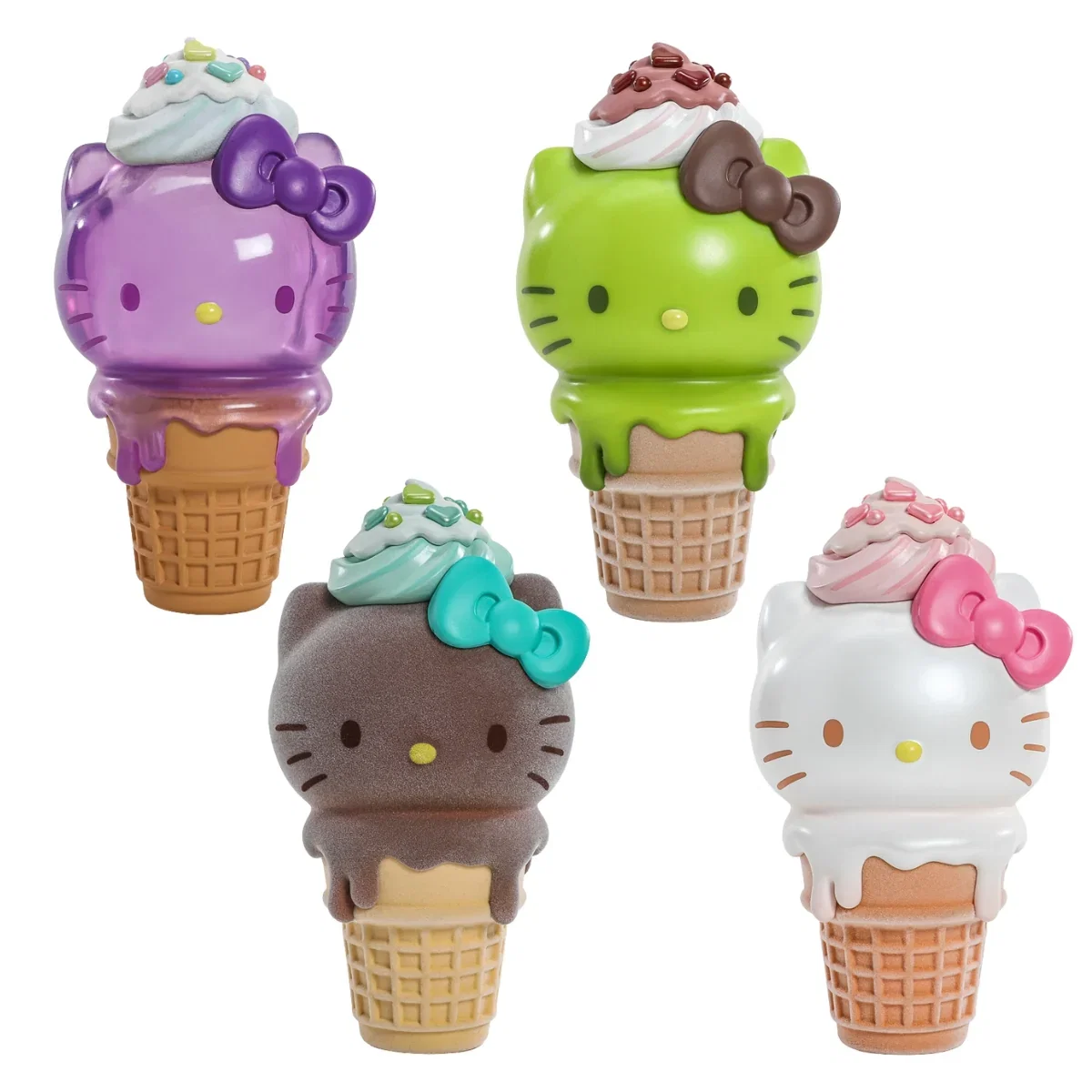 Image of Hello Kitty® Ice Cream Cone Art Figure Bundle - Complete Collection (Limited Edition)