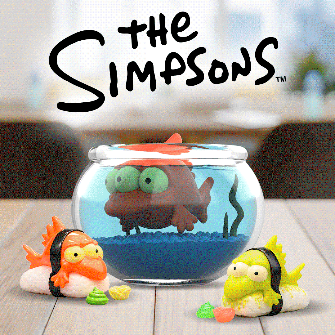 The Simpsons - Blinky in Fish Bowl 5.5” Vinyl Art Figure - (PRE-ORDER)