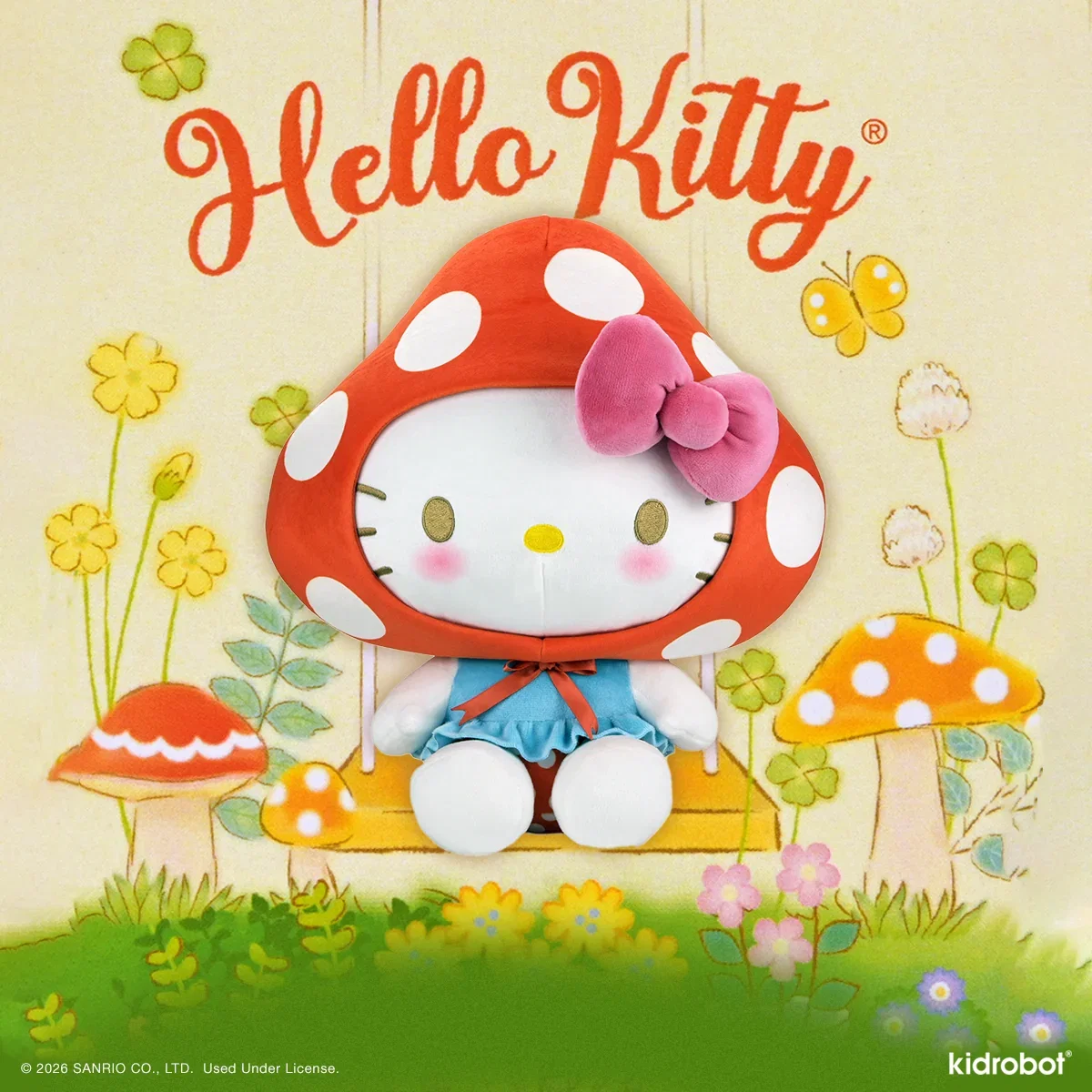 Image of Hello Kitty® Mushroom Large Plush