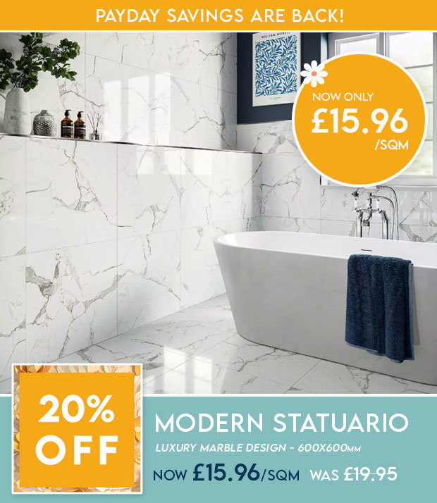 Modern Statuario - £15.96/sqm