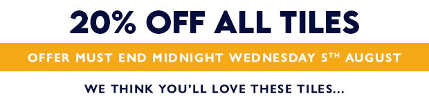 20% Off all Tiles