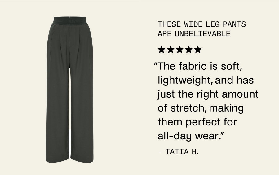 Elasticated Wide Leg Pant 31"